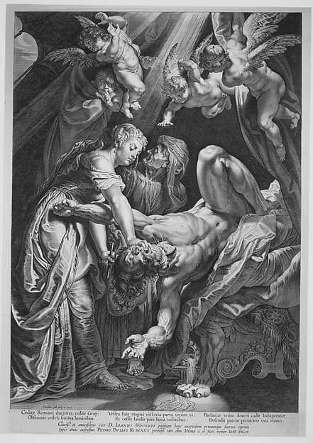 Judith Beheading Holofernes, by Cornelis Galle I