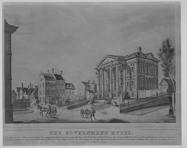 The Government House, New York, by Charles Currier