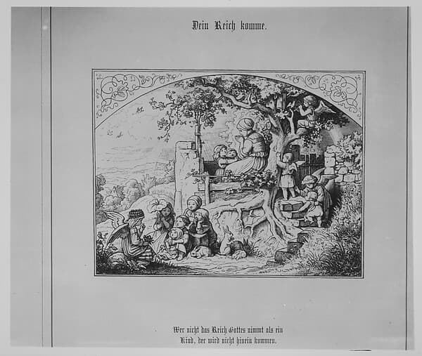 Vater Unser in Bildern, by Adrian Ludwig Richter