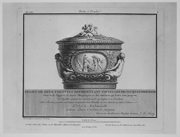 Projet de Deux Toiletes, by Jean François Forty