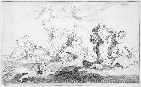 The Realm of Neptune, from "Drawing Book", by Frederick Bloemaert