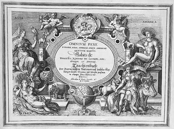 Habitus variarum orbis gentium / Omnium pene Europae, Asiae, Aphricae atque Americae Gentium Habitus, by Abraham de Bruyn