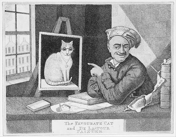 The Favourite Cat and De La-Tour Painter, by John Kay