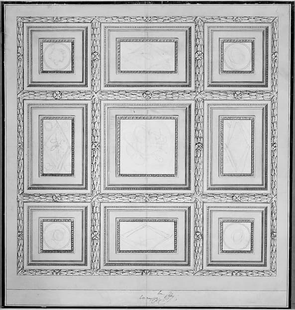 Study for the Ceiling of a Salon in the Hotel de Mazarin, by François Joseph Belanger