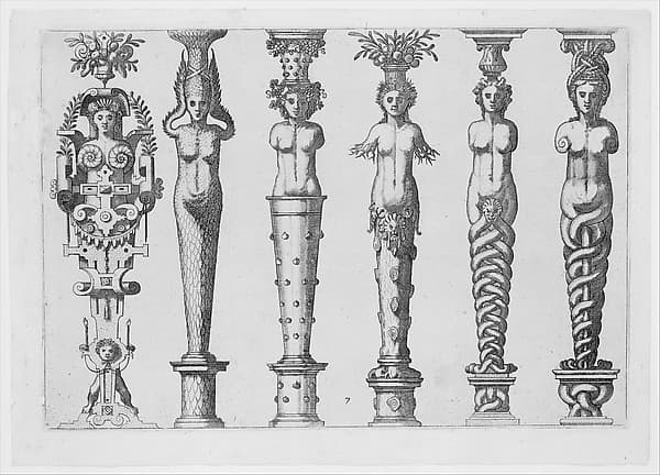 Caryatidum (...) sive Athlantidum Multiformium (...), by Hans Vredeman de Vries
