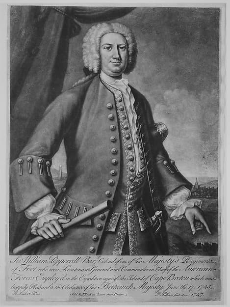 Sir William Pepperrell, by Peter Pelham