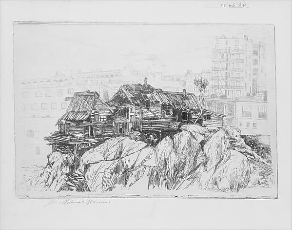 The Cliff Dwellers of New York, by Mary Nimmo Moran