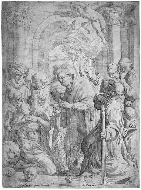 The Last Communion of Saint Jerome, by François Perrier