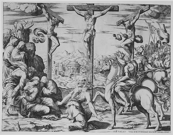 Crucifixion, by Anonymous, Italian, 16th century