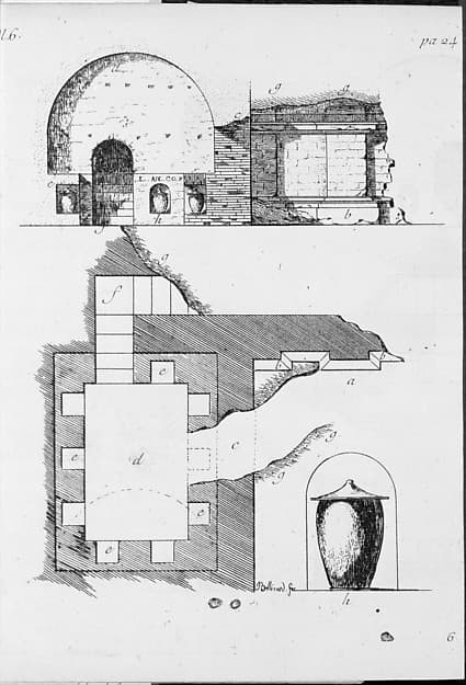 Observations sur les antiquités de la ville d'Herculanum avec quelques reflexions sur la Peinture & la Sculpture des Anciens & une courte description de quelques Antiquités des environs de Naples, by Charles Nicolas Cochin II