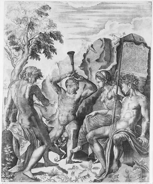 The Competition of Apollo and Marsyas and the Judgment of Midas, by Giulio Sanuto