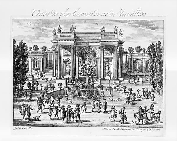 Veues des Plus Beaux Lieux de France et d'Italie & Les Places, Portes, Fontaines de Paris & Veue de Rome et des Environs, by Adam Perelle