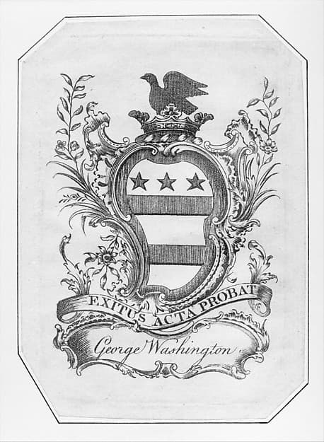 Bookplate of George Washington, by Anonymous, British, 18th century