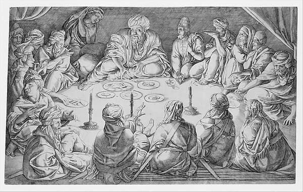 King Mulay Hasan and His Retinue at a Repast in Tunis, by Jan Cornelisz Vermeyen