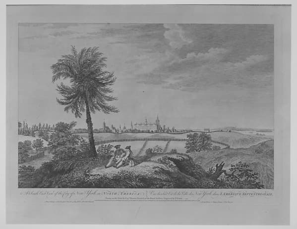 A South East View of the City of New York, in North America, by Pierre Charles Canot