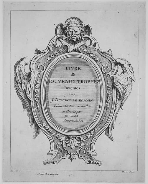 Book of New Trophies, by Jacques Dumont, called le Romain