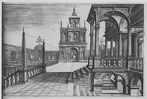 Opera Mathematica ou Oeuvres Mathematiques Traictant de Geometrie, Perspective, Architecture, et Fortification, by Samuel Marolois