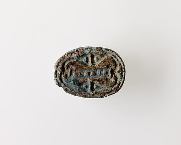Scarab with Plant Motif