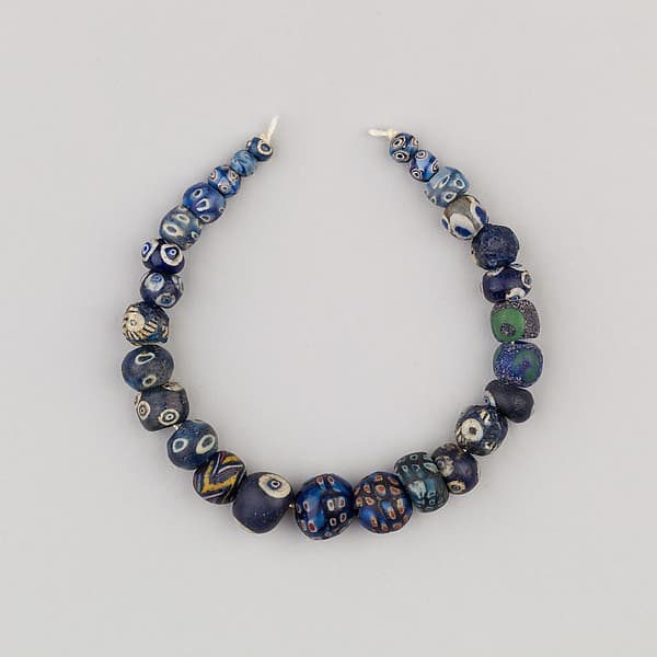 String of 27 Eyed Beads