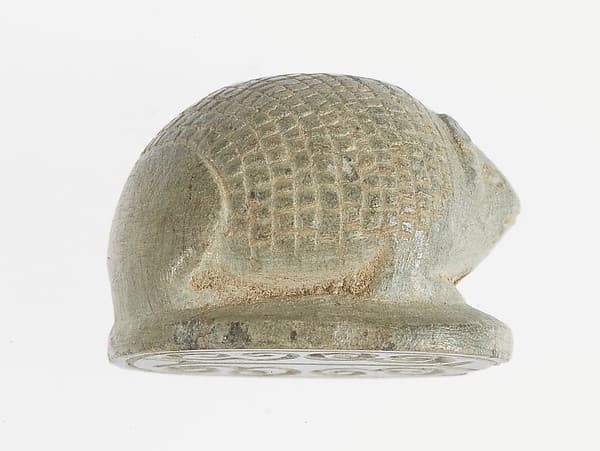 Seal amulet in the shape of hedgehog