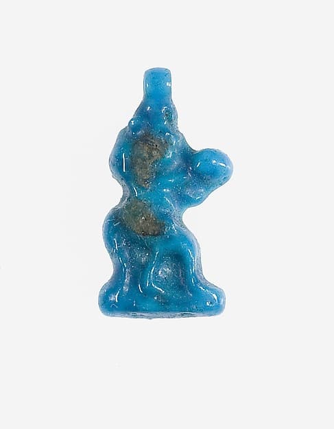 Amulet of Bes with tambourine