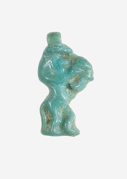 Amulet of Bes with tambourine