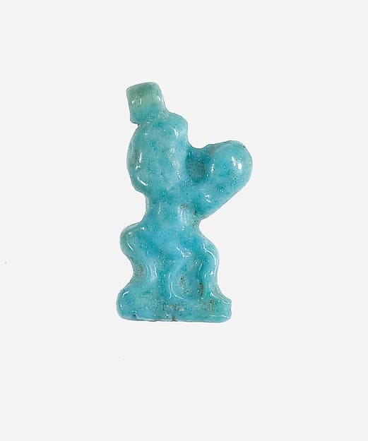 Amulet of Bes with tambourine