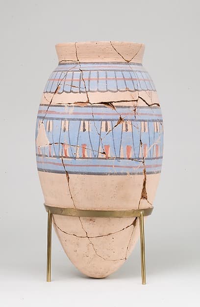 Blue-painted Jar from Malqata