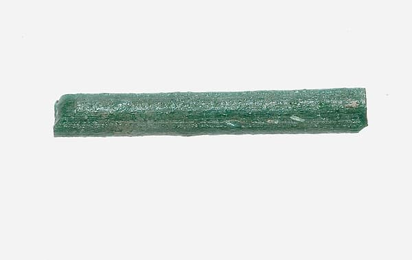 Rod of Opaque Green Glass