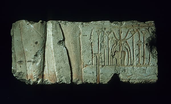 Relief with a royal figure