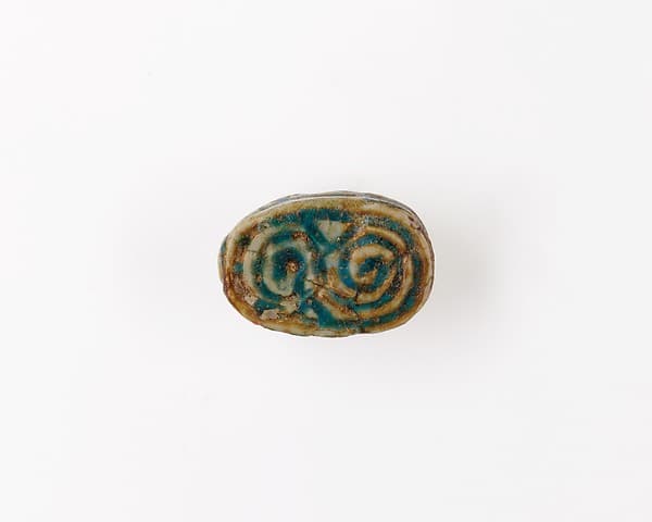 Scarab with Scroll Design