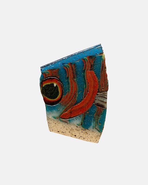 Nilotic scene inlay, fish fragment