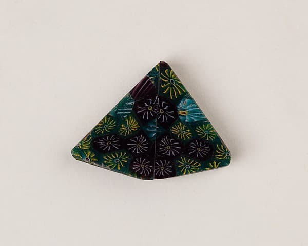 Inlay fragment, millefiori
