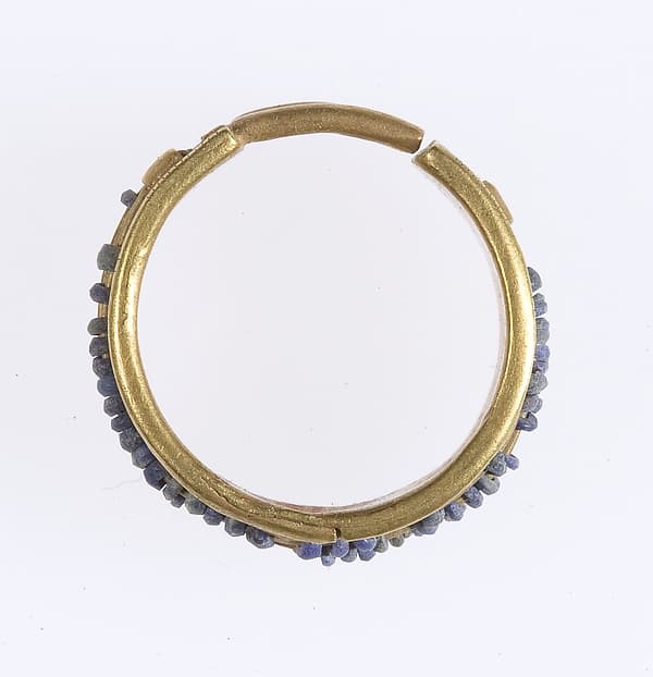 Beaded Penannular Earring