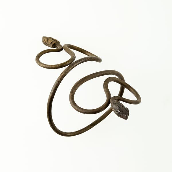 Bracelet with Two Snake-Head Terminals