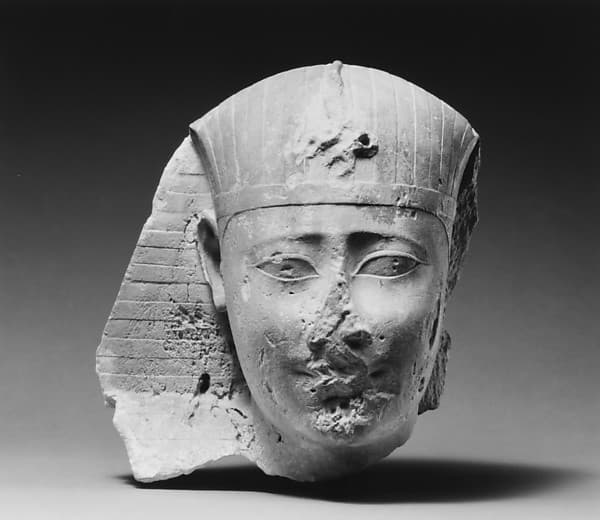 Head of an early Ptolemy, possibly from a sphinx