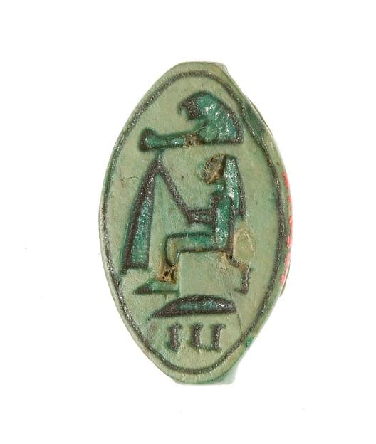 Cowroid Seal Amulet Inscribed with the Name of Hatshepsut