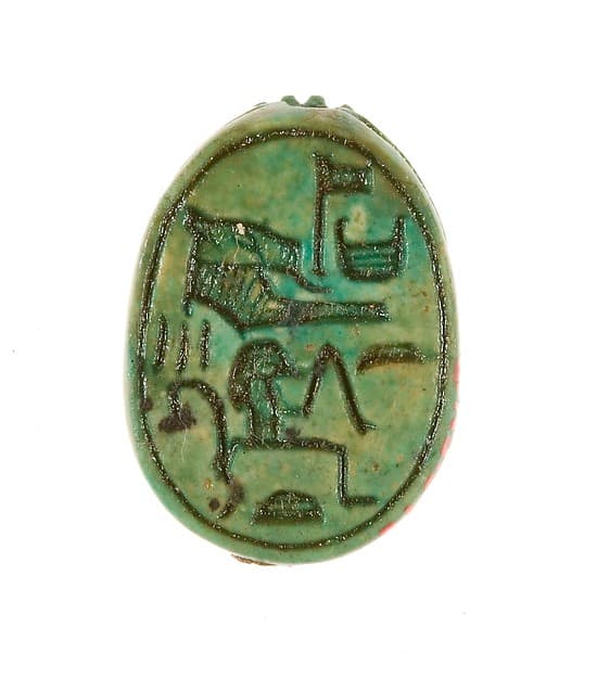 Scarab Inscribed for the God's Wife Hatshepsut