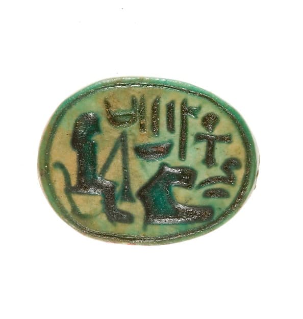 Scarab Inscribed for the God's Wife Hatshepsut, Living Forever