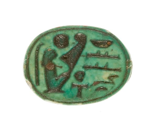 Scarab Inscribed Lord of the Two Lands Maatkare (Hatshepsut), Living Forever