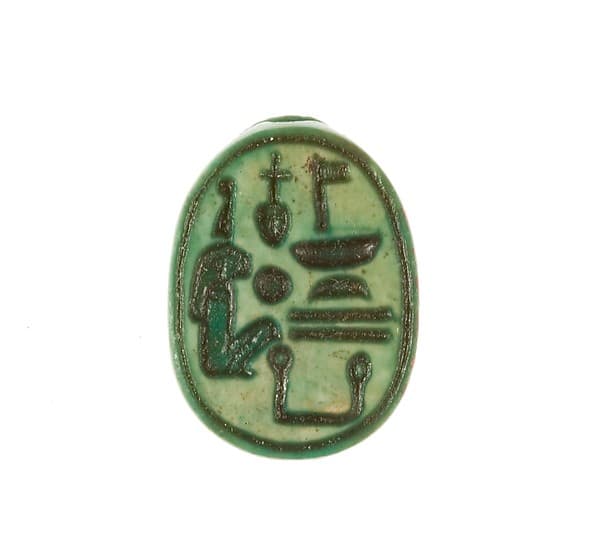 Scarab Inscribed Perfect God, Lord of the Two Lands Maatkare (Hatshepsut)