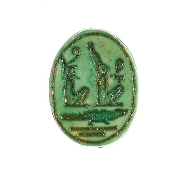 Scarab Inscribed King of Upper and Lower Egypt, Sobek Crocodile