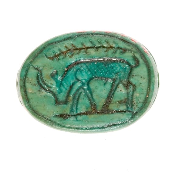 Scarab Inscribed with a Grazing Antelope