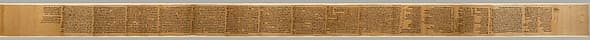 Papyrus inscribed with six "Osiris Liturgies"