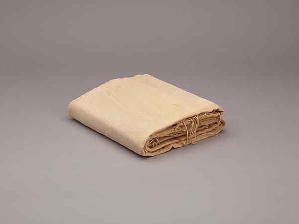 Sheet, linen mark, fine spin, irregular weave