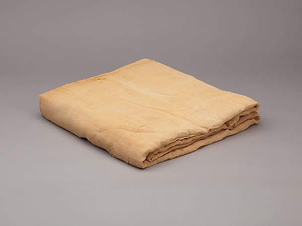 Sheet, linen mark, medium spin, irregular weave
