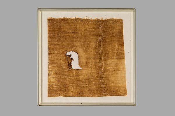 Corner of a Bandage Inscribed with the Cartouche of Neferure