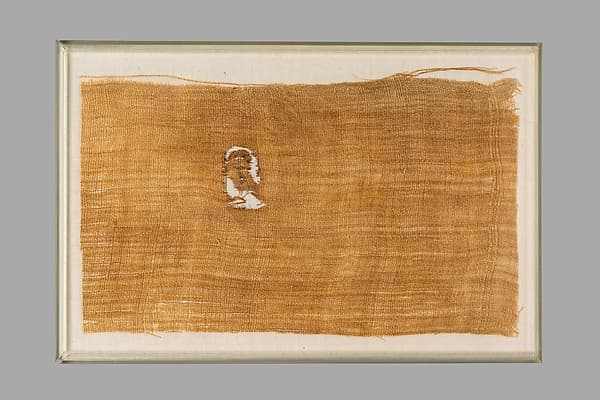 Corner of a Sheet Inscribed with the Cartouche of Neferure