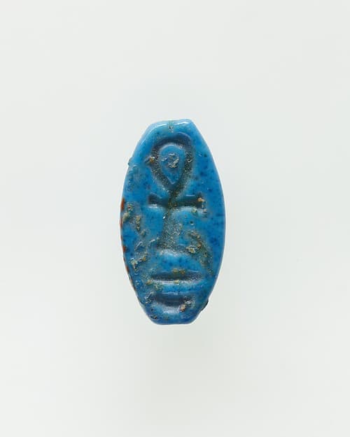 Cowroid Inscribed with an Ankh