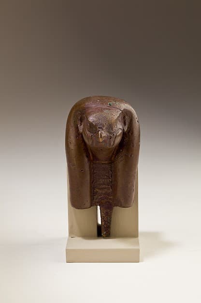 Falcon head, fitting from furniture or shrine